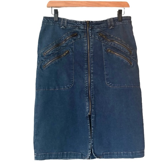 Request Dresses & Skirts - REQUEST Blue Jean Skirt - 9